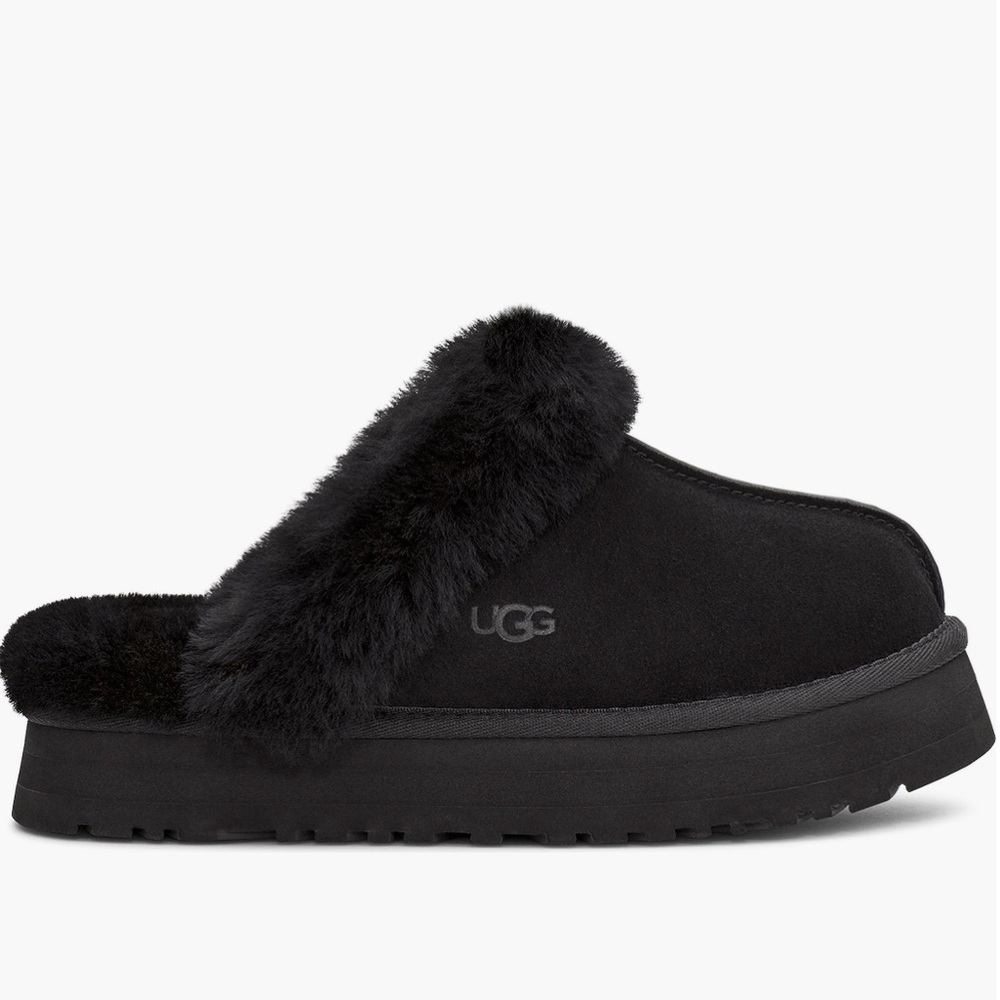 black ugg slippers